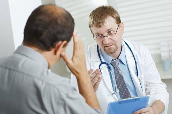 posvetovanje z zdravnikom za prostatitis
